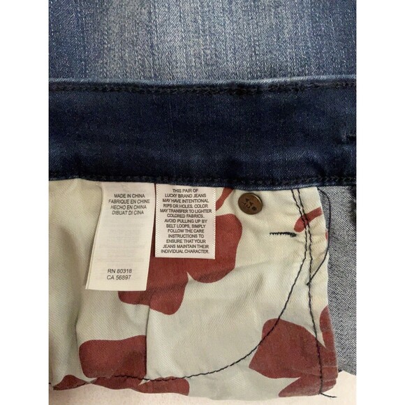 Lucky Brand Brooke Legging Jean Women's 10/30 Ankle Mid Rise - Picture 6 of 7